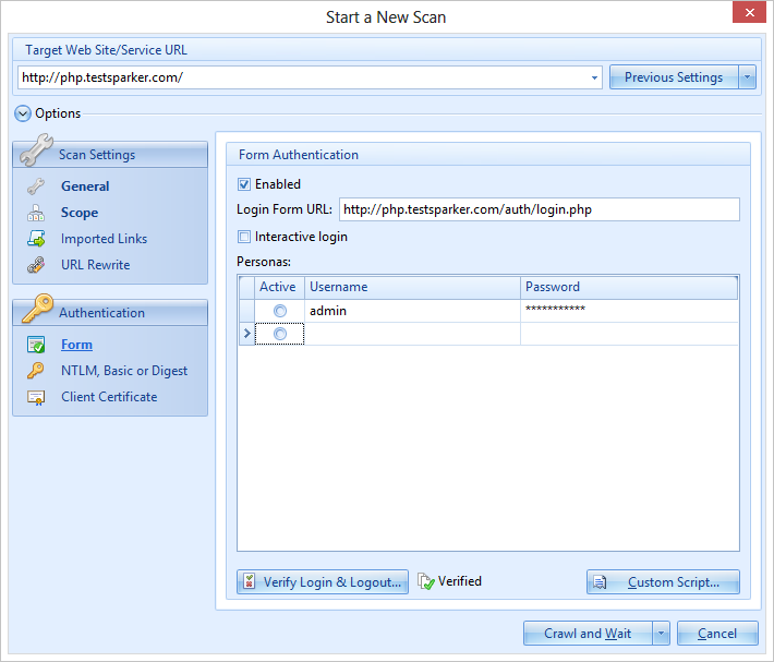 How to Scan Websites with Form Authentication, Single Sign-On & CAPTCHA with Netsparker Desktop