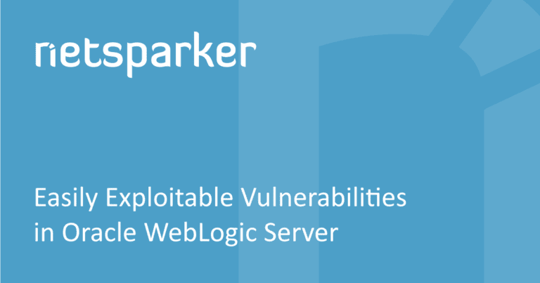 Easily Exploitable Vulnerabilities in Oracle WebLogic Server